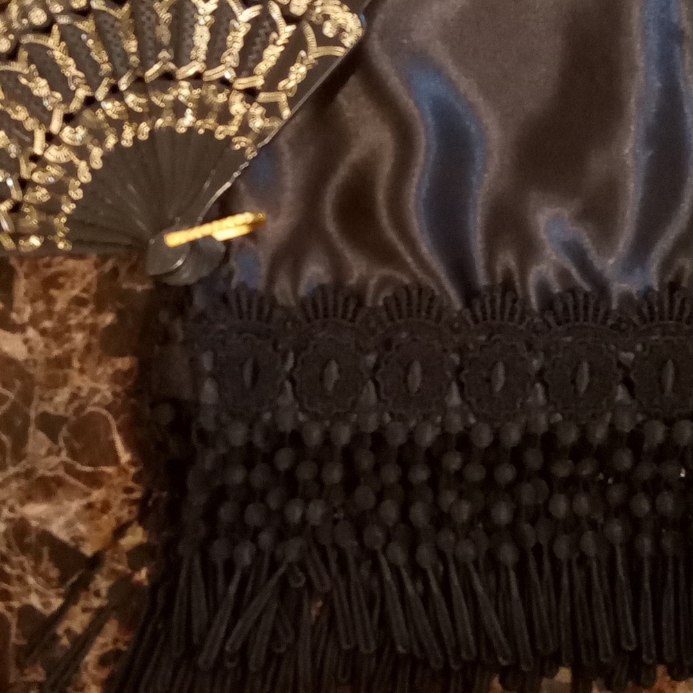 Lap Scarf and Hand Fan